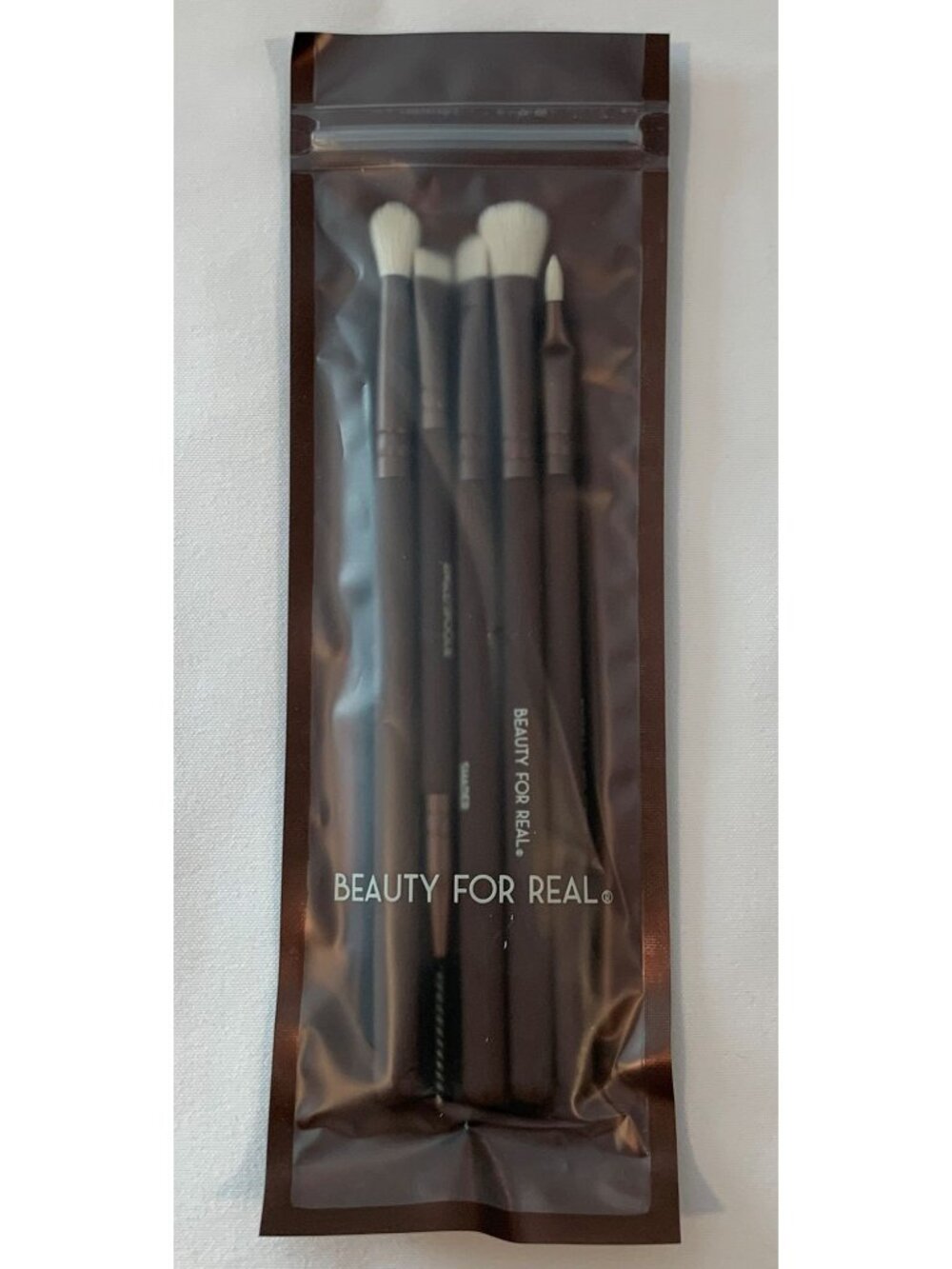 Beauty For Real Makeup Brush Set 5-Piece Professional Essential Pro I-Brush NEW